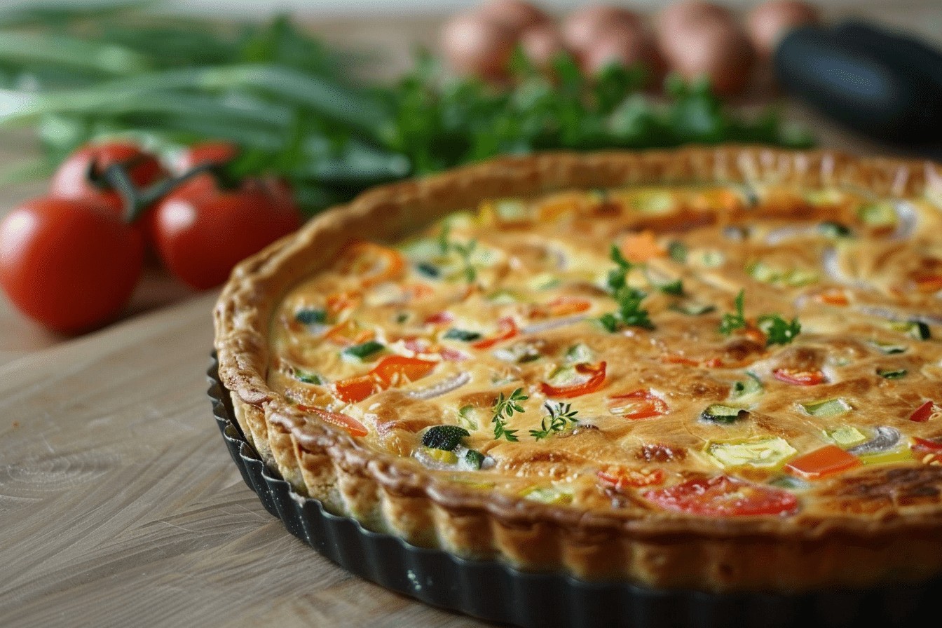 Quiche aux Légumes Healthy