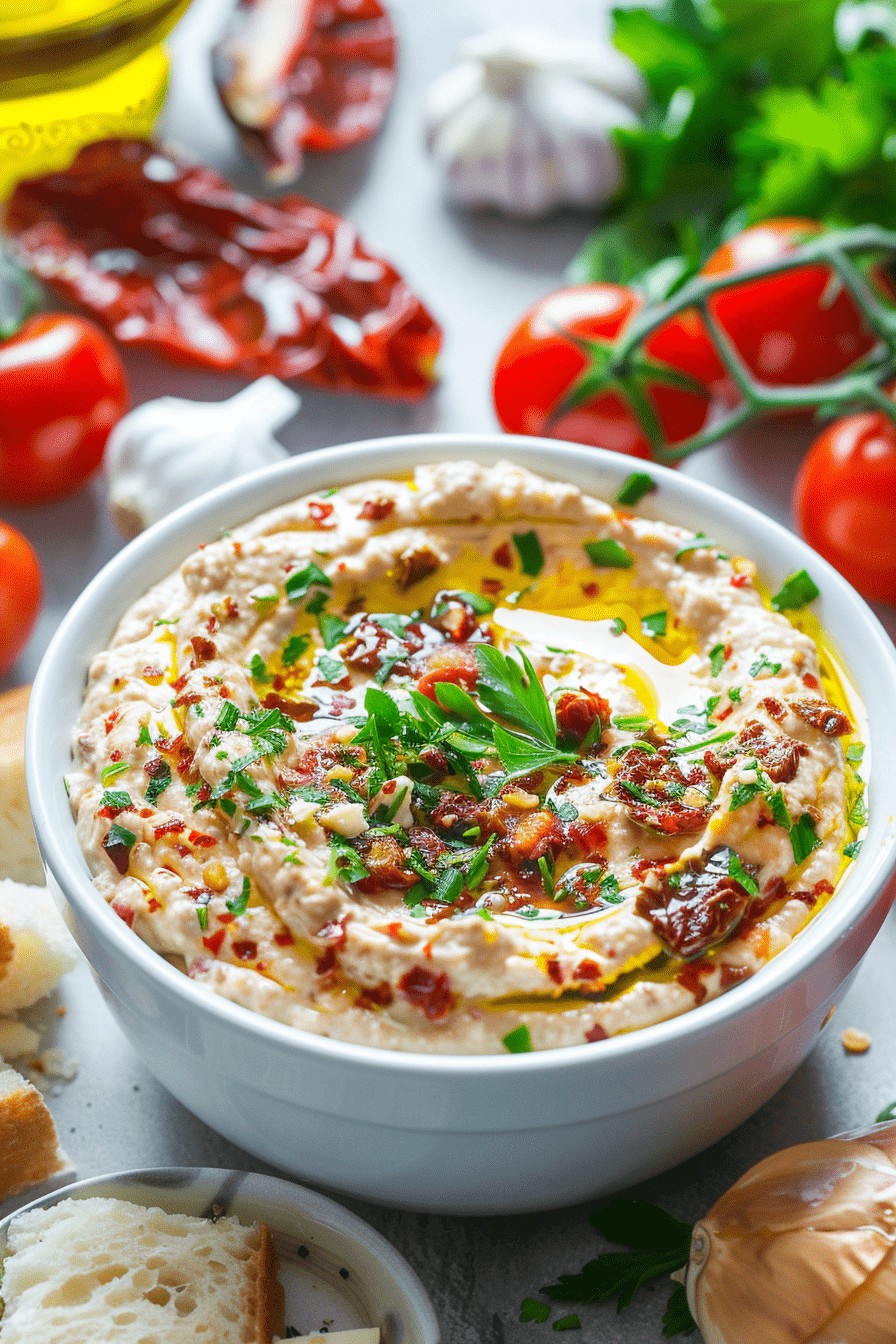 Dip allégé Tomates séchées Chèvre