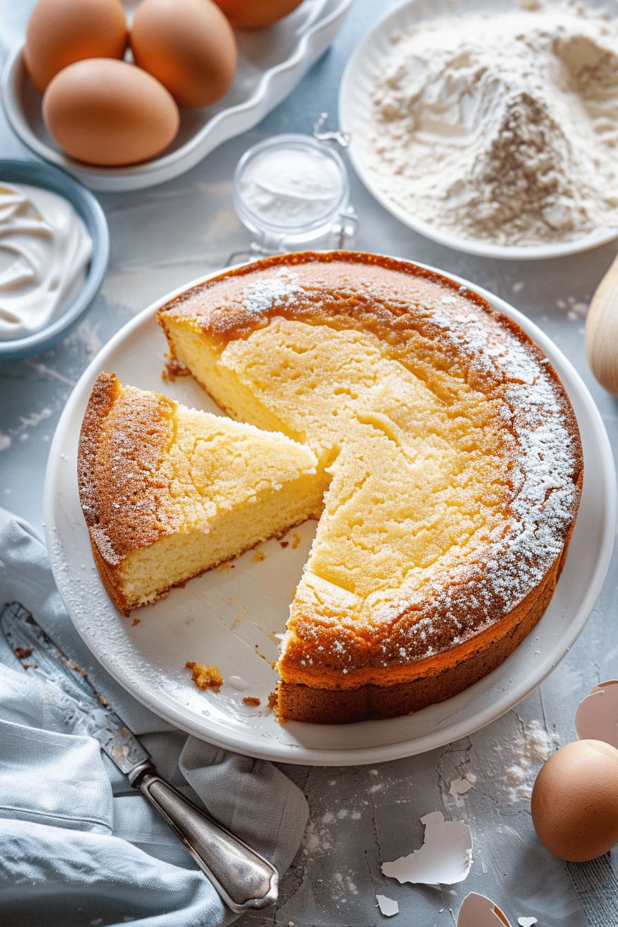 Gâteau au yaourt sans sucre ajouté