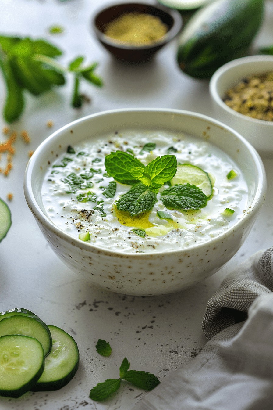 Raita Concombre et Menthe