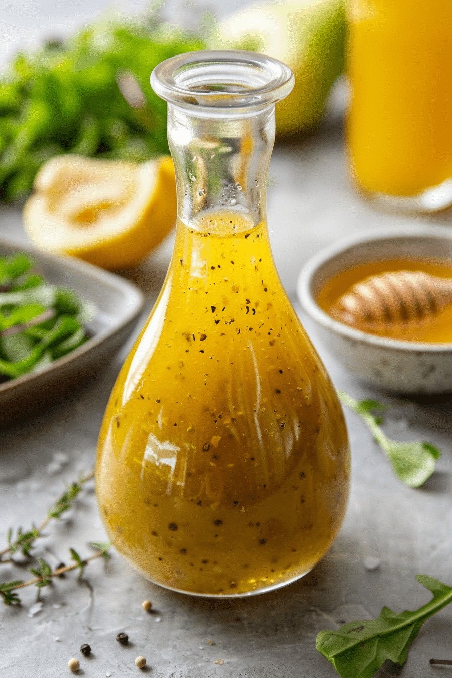 Vinaigrette classique avec une touche de Miel