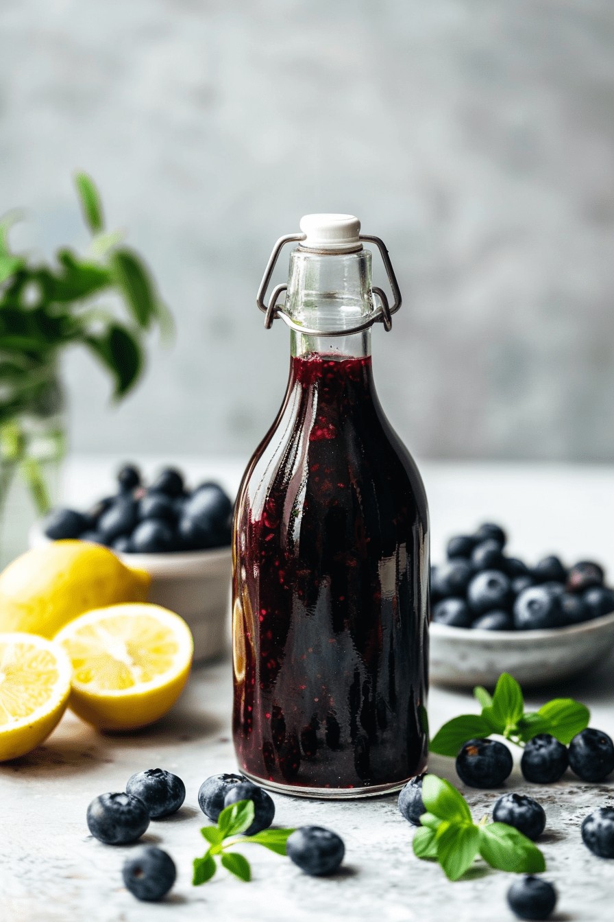 Vinaigrette à la myrtille