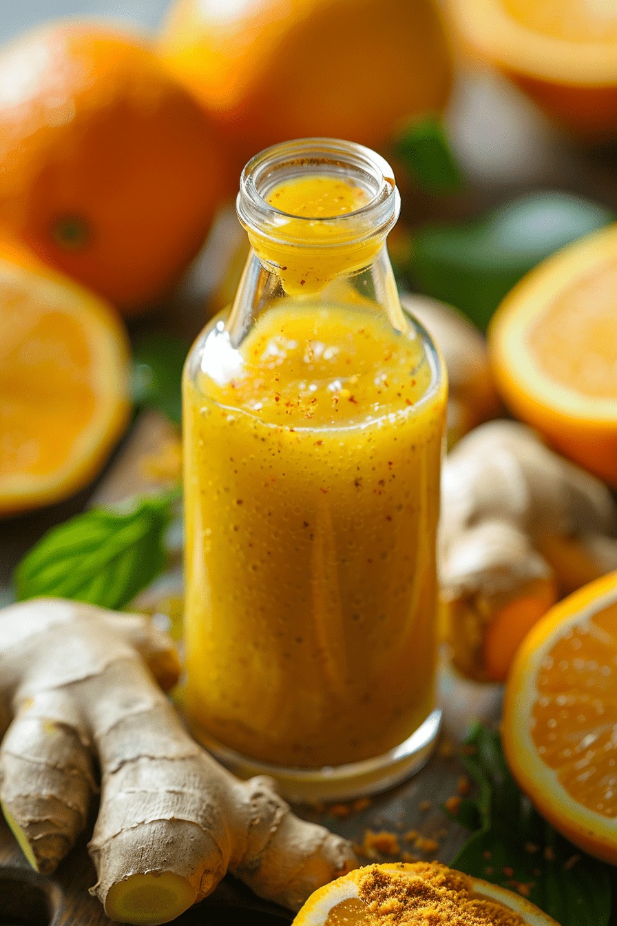 Vinaigrette à l'orange et au gingembre